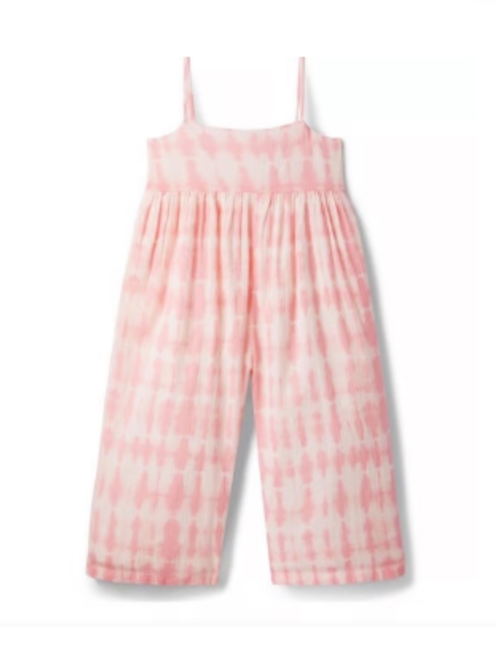 Janie and Jack Pink and White Bodysuit Sleeveless One Piece